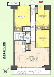物件画像 エクレール武蔵野ヒルズＢ棟