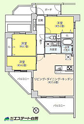 グーディッシュ久米川 3LDKの間取図画像