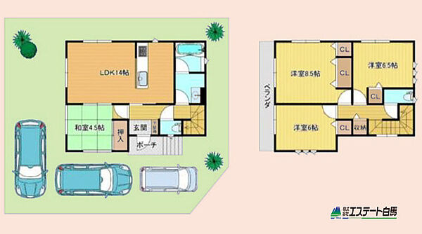 間取りを拡大表示