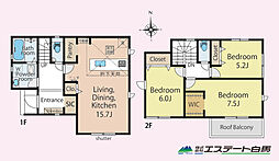 狭山市柏原第01期全2棟 新築戸建