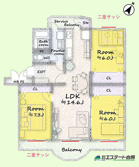 3LDK
