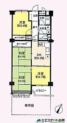 ゾンネンハイム田無 4DKの間取図画像
