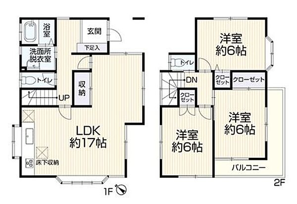 間取りを拡大表示