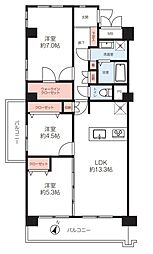 コープ野村大宮本郷町 3LDKの間取図画像