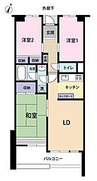 間取図画像 3LDK