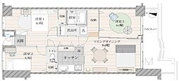 ダイアパレス与野 3LDKの間取図画像