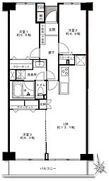 洋伸大宮マンション 3LDKの間取図画像