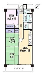 ストークマンション上尾浅間台 3LDKの間取図画像