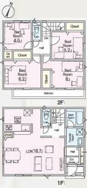 間取りを拡大表示