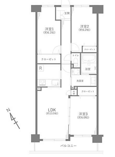 間取りを拡大表示