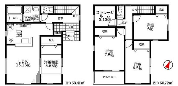 間取りを拡大表示