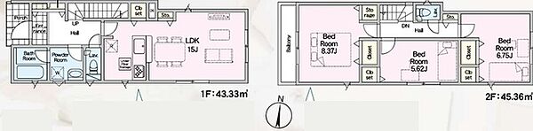 間取りを拡大表示