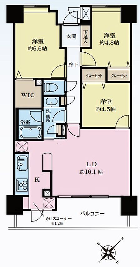 図面と現況が異なる場合は現況を優先させていただきます。