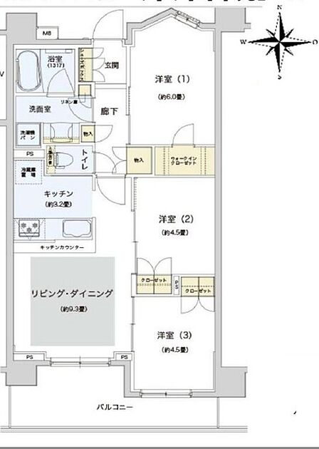 図面と現況が異なる場合は現況を優先させていただきます。
