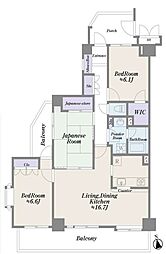藤和シティコープ大宮宮原 3LDKの間取図画像