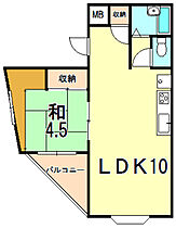 兵庫県神戸市長田区御船通１丁目（賃貸マンション1LDK・4階・35.00㎡） その2