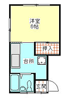 サンハイツ 202 ｜ 茨城県日立市諏訪町１丁目（賃貸アパート1K・2階・20.66㎡） その2