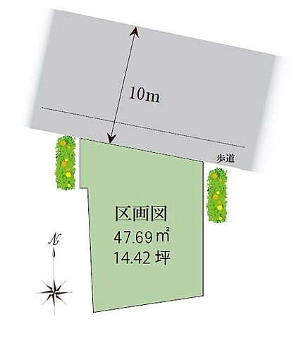 ホームズ 喜里川町 建築条件なし土地 東大阪市 近鉄奈良線 枚岡駅 徒歩9分の土地 物件番号