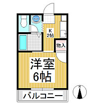 スイングＮ1  ｜ 長野県上田市中之条（賃貸アパート1K・1階・19.00㎡） その2