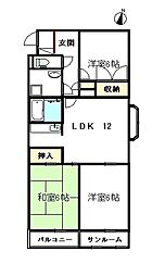 間取図画像 3LDK