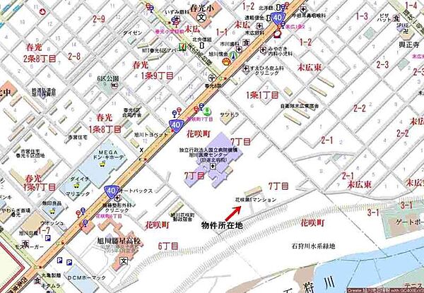 花咲第一マンション 310｜北海道旭川市花咲町７丁目(賃貸マンション2LDK・3階・52.47㎡)の写真 その20