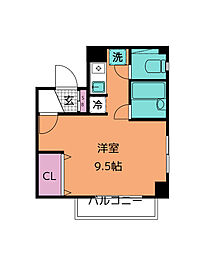 小菅木町ビル 1Kの間取図画像