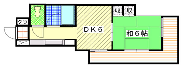 第1木本ビル ｜広島県広島市西区大芝3丁目(賃貸マンション2DK・8階・31.59㎡)の写真 その2