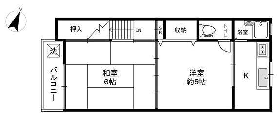 ハイツ北村_間取り_0