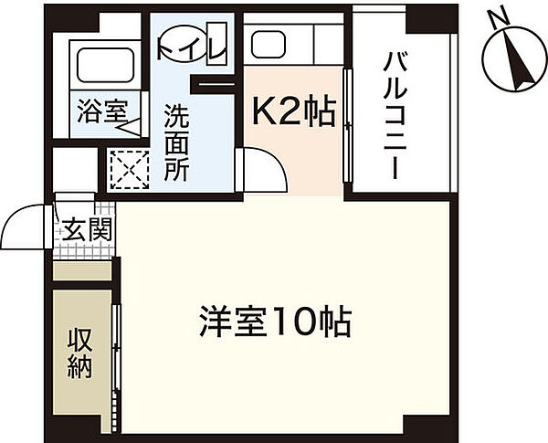 ミオ　パエーゼ ｜広島県広島市中区南竹屋町(賃貸マンション1R・2階・34.13㎡)の写真 その2