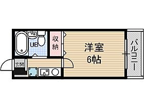 元町壱番館 502号室 ｜ 大阪府茨木市元町（賃貸マンション1K・5階・21.00㎡） その2