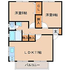 物件の間取り