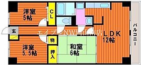 岡山県岡山市中区桑野（賃貸マンション3LDK・3階・66.34㎡） その2