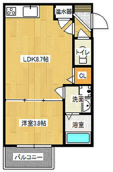 大阪府東大阪市三島2丁目(賃貸アパート1LDK・1階・29.29㎡)の写真 その2