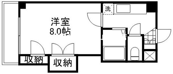 岡山県岡山市南区芳泉2丁目(賃貸マンション1K・5階・24.70㎡)の写真 その2