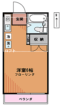 ホームズ でお部屋探し メイプルタウン吉野 1階 B102 ワンルーム 賃料3 8万円 17 35 賃貸アパート住宅情報 物件番号 0108024 0000480 取扱い不動産会社 有限会社ハウスエージェント