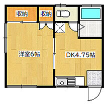 MKクレスト 201 ｜ 千葉県市川市国分３丁目18-6（賃貸アパート1DK・2階・24.75㎡） その2