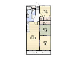 間取図画像 3LDK