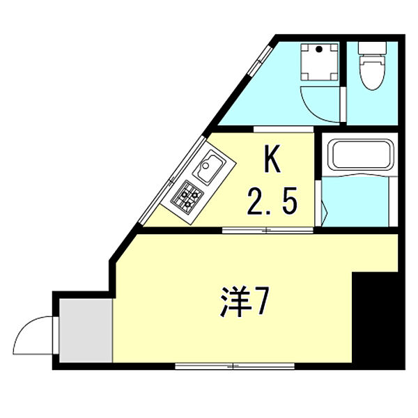 兵庫県神戸市兵庫区都由乃町１丁目(賃貸アパート1K・1階・20.00㎡)の写真 その1