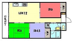 ウィステリアシラカワ 3LDKの間取図画像