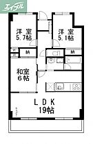 アークスクエア表町  ｜ 岡山県岡山市北区表町3丁目（賃貸マンション3LDK・10階・74.06㎡） その2