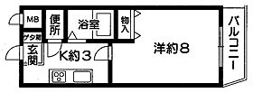 ジュネス鴨池  ｜ 兵庫県明石市魚住町鴨池6-1（賃貸マンション1K・2階・21.60㎡） その2