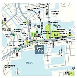 [地図] パークアクシス辰巳ステージ