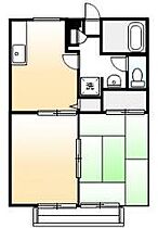 広島県福山市新涯町３丁目（賃貸アパート2DK・2階・40.92㎡） その2