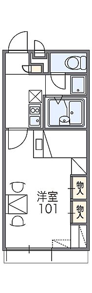 レオパレスサニーハイツ 206｜兵庫県姫路市書写(賃貸アパート1K・2階・23.18㎡)の写真 その2