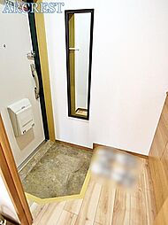 [玄関] 鏡の付いた玄関