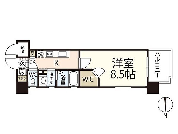 広島県広島市中区住吉町(賃貸マンション1K・2階・29.82㎡)の写真 その2