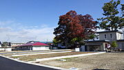 南から見る分譲地