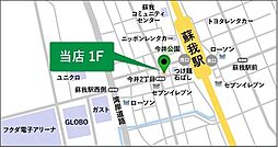 [地図] 詳細はタウンハウジング蘇我店まで043-312-6124
