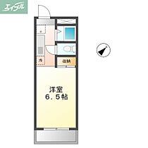 岡山県岡山市北区下中野（賃貸マンション1K・4階・18.13㎡） その2