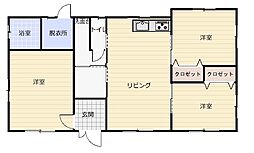 松浦市御厨町 3LDKの間取り